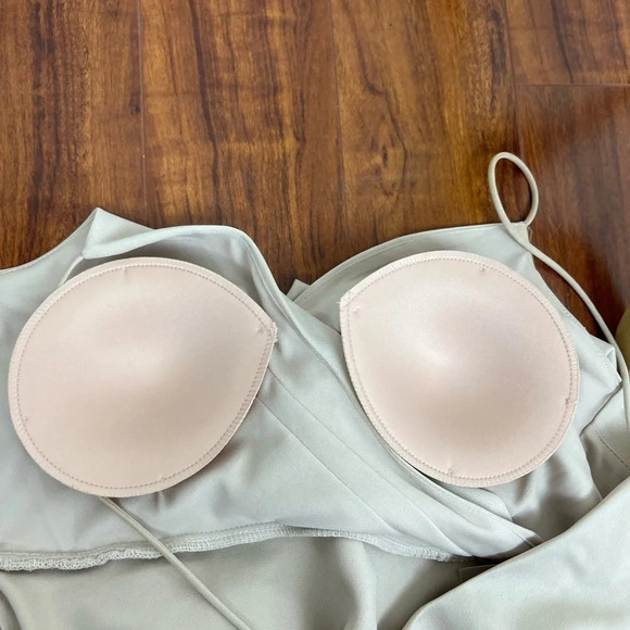 BHLDN Freya Satin Charmeuse Dress Anthropologie Size 2 - Picture 12 of 16